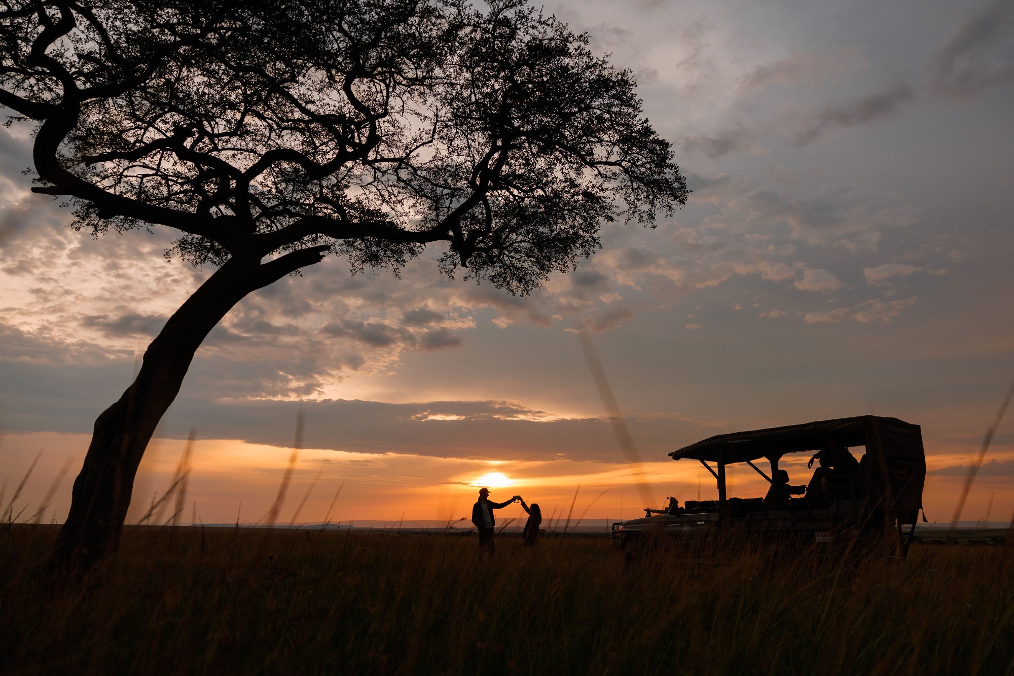 Couple Dancing · Sunset · Acacia